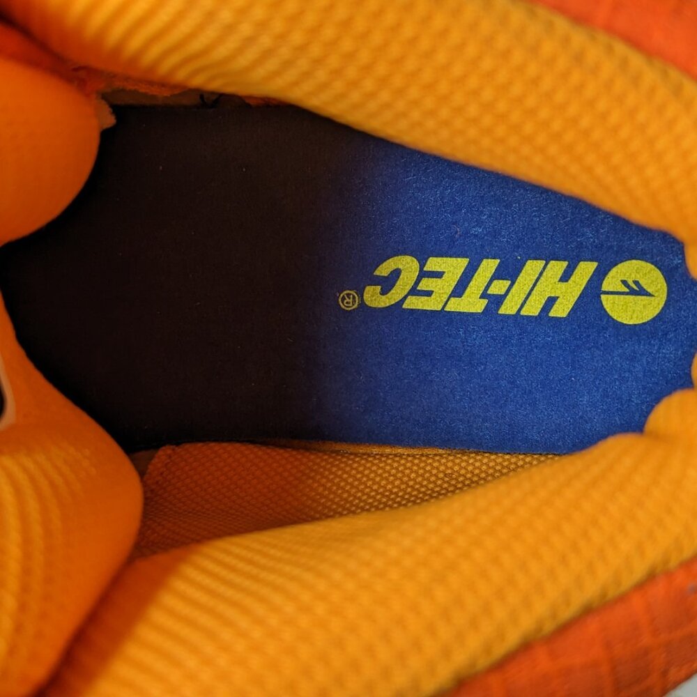 Hi-Tec Destructor Logo Hiking Boots, Blue/Orange, Men's 9 M - Picture 7 of 8